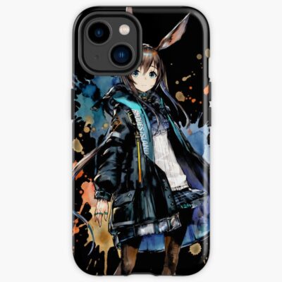 Amiya Arknights Ink Gaming Graphic Tee Iphone Case