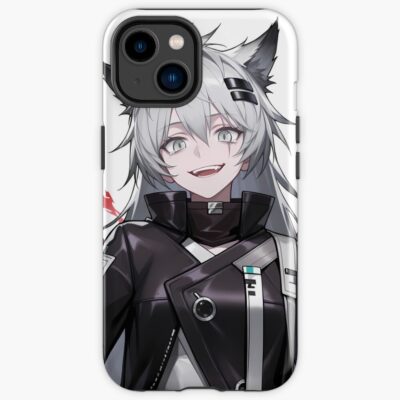 Prelude Lappland Arknights Dark Power Anime Wolf Aura Strength Iphone Case