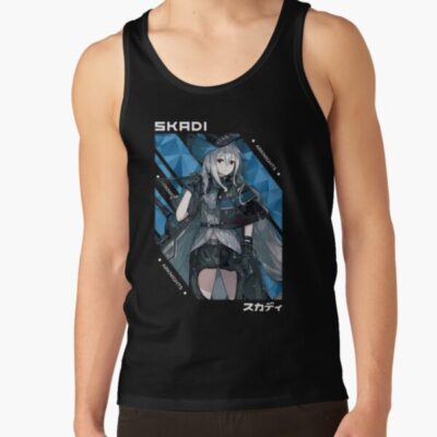Skadi Arknights V 1 White Ver Tank Top