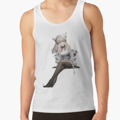 Perlica Sitting Arknights Tank Top