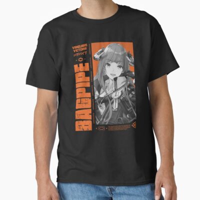 Bagpipe Arknights V 3 Color T-shirt