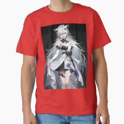Lappland Arknights Prelude To Dawn Wolf Queen Elegant Darkness T-shirt