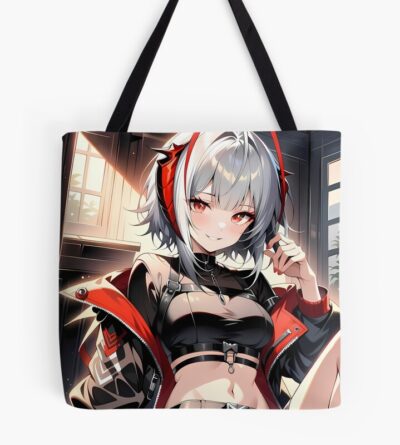 Prelude W Arknights Streetwear Rebel Anime Girl Waifu Tote Bag