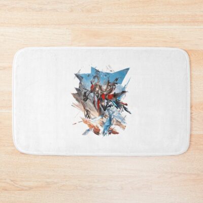 Gilberta From Arknights Endfield Bath Mat