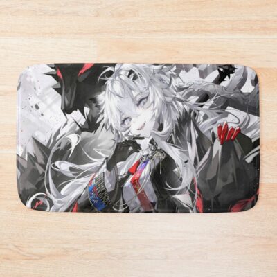 Prelude Lappland Arknights Game Girl Waifu Wolf Spirit Darkness Chaos Bath Mat