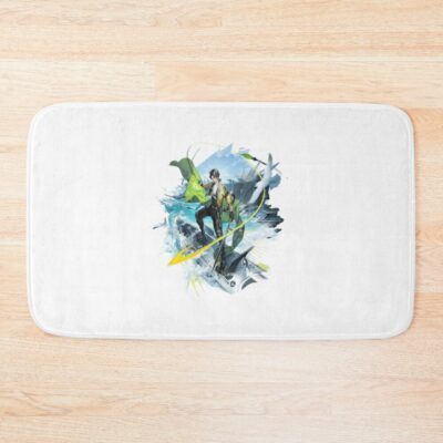 Alesh From Arknights Endfield Bath Mat