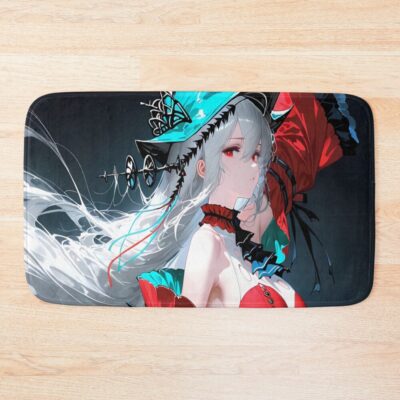 Skadi Arknights Prelude To Dawn Anime Girl Witch Night Ocean Fantasy Bath Mat
