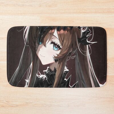 Amiya Arknights Prelude Dawn Dark Gothic Bunny Queen Bath Mat