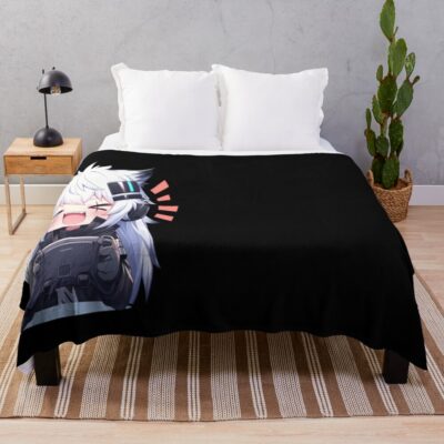 Lappland Arknights Prelude Dawn Masaomi Kida Durarara Anime Chibi Gamer Cute Throw Blanket