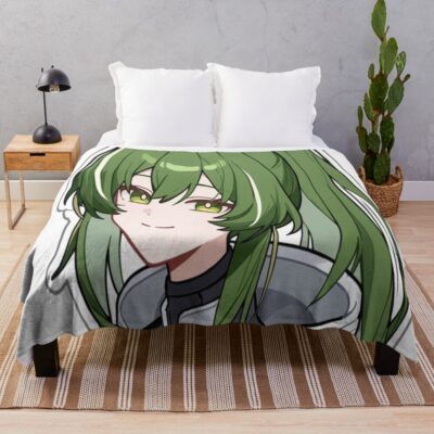 Fluorite Smile Arknights Throw Blanket