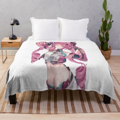 Yvonne Arknights Wink Throw Blanket