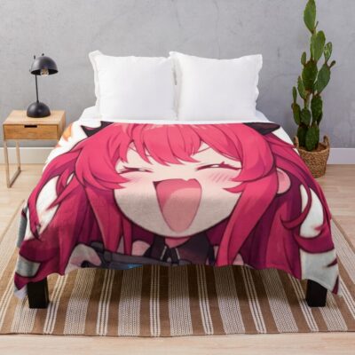 Arknights Chibi Gamer Surtr Throw Blanket