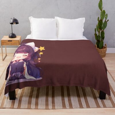 Takao Azur Lane Anime Hoshiguma Arknights Game Chibi Cute Gamer Throw Blanket