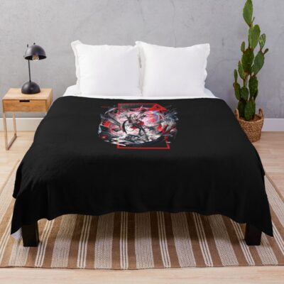 Arknights W Character Portrait Throw Blanket