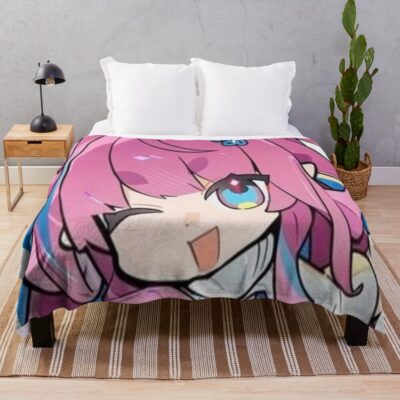 Chibi Yvonne Wink Arknights Throw Blanket