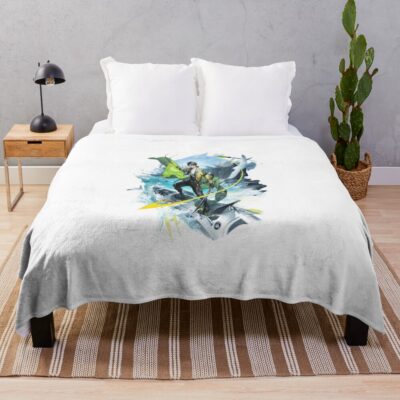 Alesh From Arknights Endfield Throw Blanket