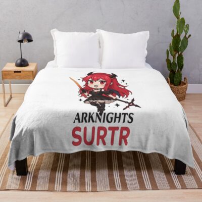 Chibi Arknights Throw Blanket