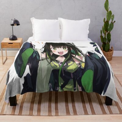 Mon3tr Shocked Arknights Throw Blanket