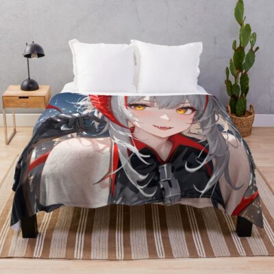 Prelude W Arknights Vampire Night City Glamour Throw Blanket