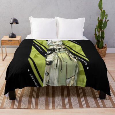 Kal Tsit Arknights V 1 White Ver Throw Blanket