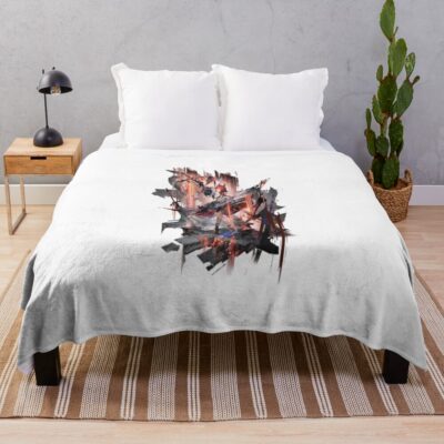 Laevatain From Arknights Endfield Throw Blanket