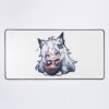 Prelude Dawn Lappland Arknights Ak Kawaii Ramen Chibi Cute Monochrome Game Anime Mouse Pad
