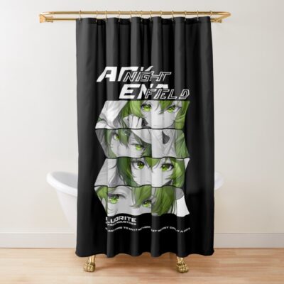 Fluorite From Arknights Endfield Shower Curtain