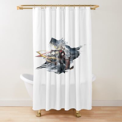 Pogranichnik From Arknights Endfield Shower Curtain