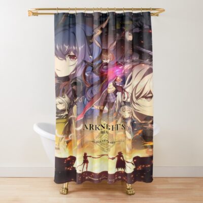 Arknights Rise From Ember Shower Curtain