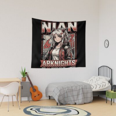 Nian Arknights Bootleg Gaming Graphic Tee Tapestry