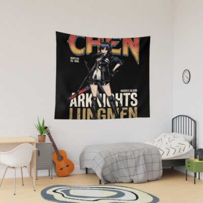Chen Arknights Bootleg Gaming Graphic Tee Tapestry