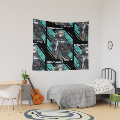 Greythroat Arknights V 1 White Ver Tapestry