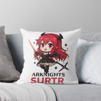 Chibi Arknights Throw Pillow