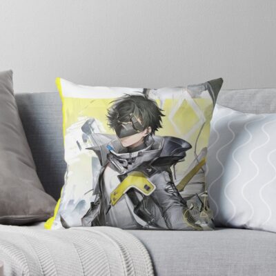 Male Endministrator Official Poster Arknights Endfield Throw Pillow