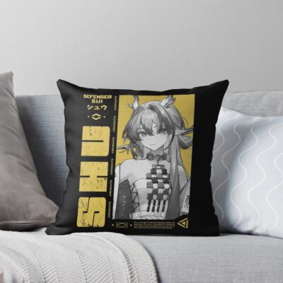 Shu Arknights V 3 Color Throw Pillow
