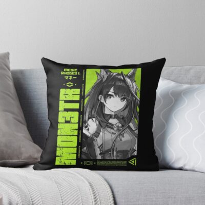 Mon3tr Arknights V 3 Color Throw Pillow
