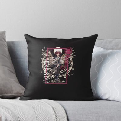 Arknights Exusiai Character Portrait Throw Pillow