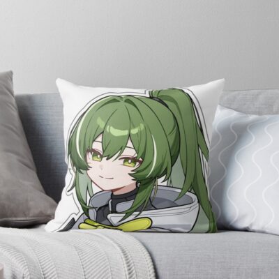 Fluorite Smile Arknights Throw Pillow