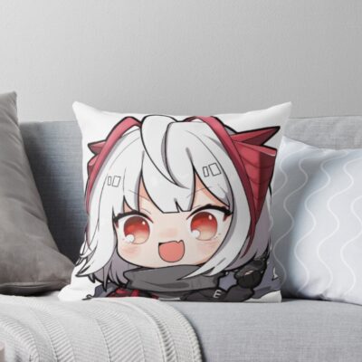 Arknights Chibi W Throw Pillow
