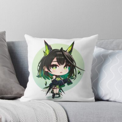 Arknights Mon3tr Chibi Throw Pillow