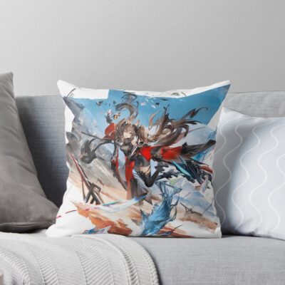 Gilberta Arknights Throw Pillow