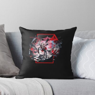 Arknights W Character Portrait Throw Pillow