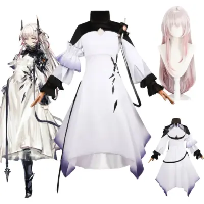 Anime Theresa Cosplay Game Arknights Costume Wig